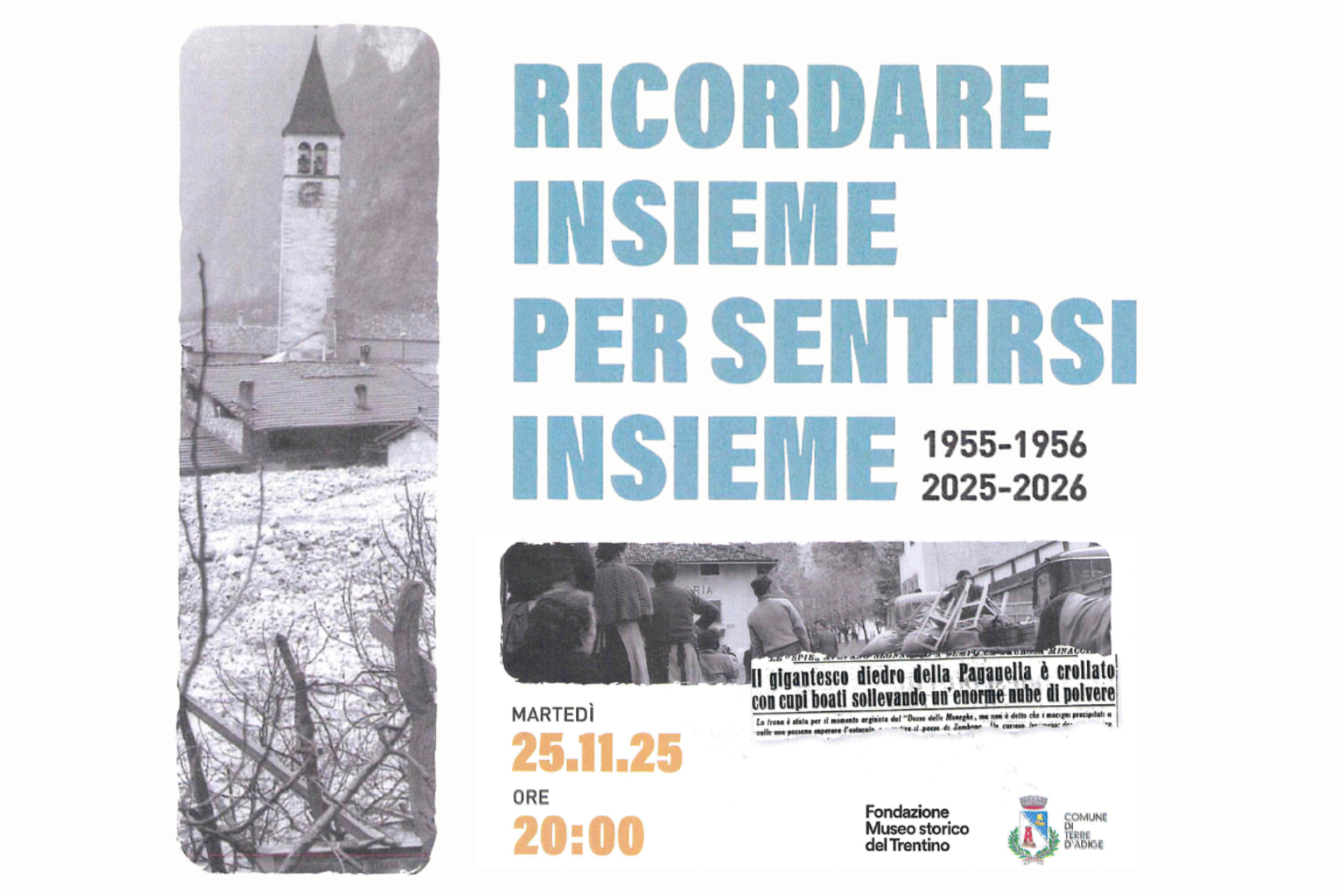 70 anni dalla fana di Zambana