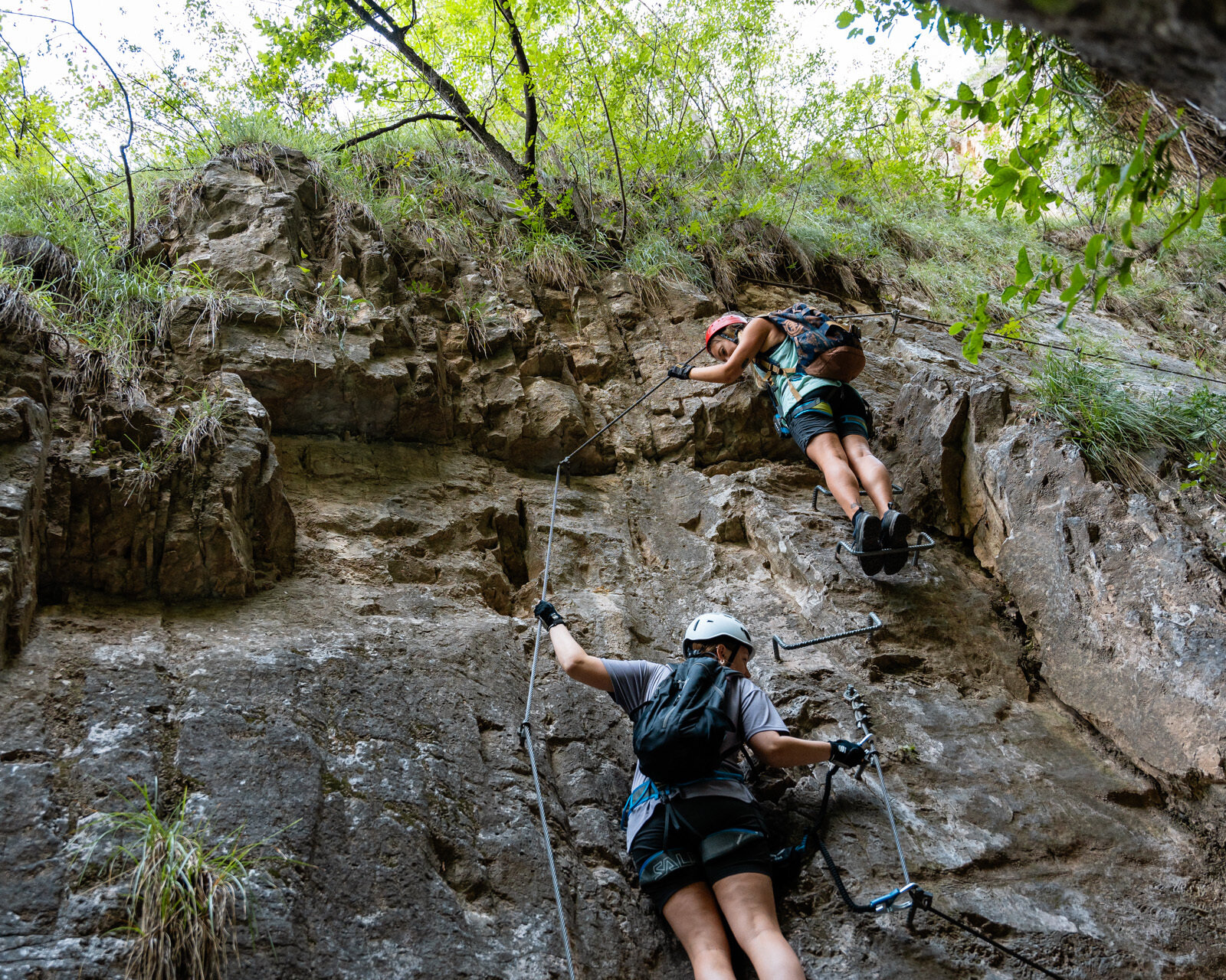 Rio Secco via ferrata with Alpine Guide