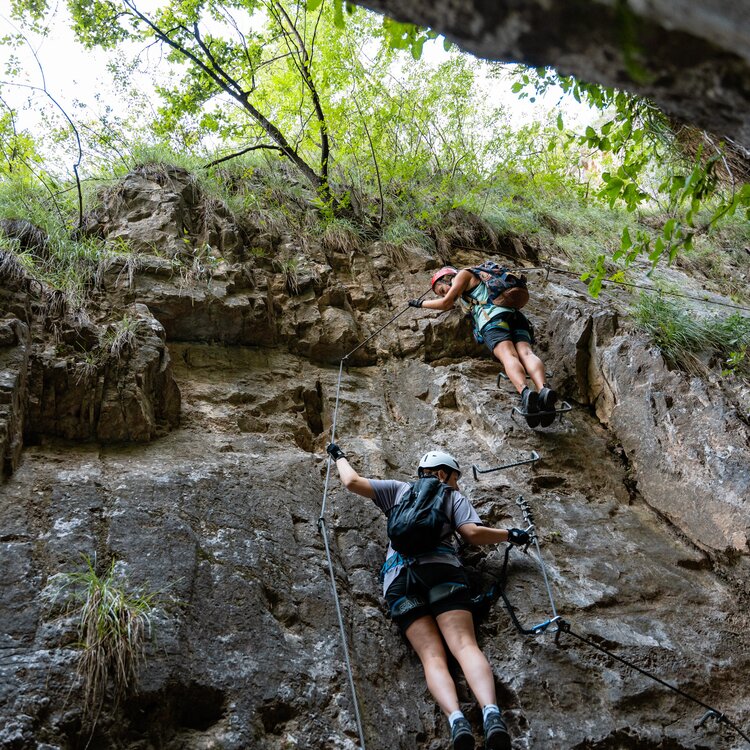 Rio Secco via ferrata with Alpine Guide