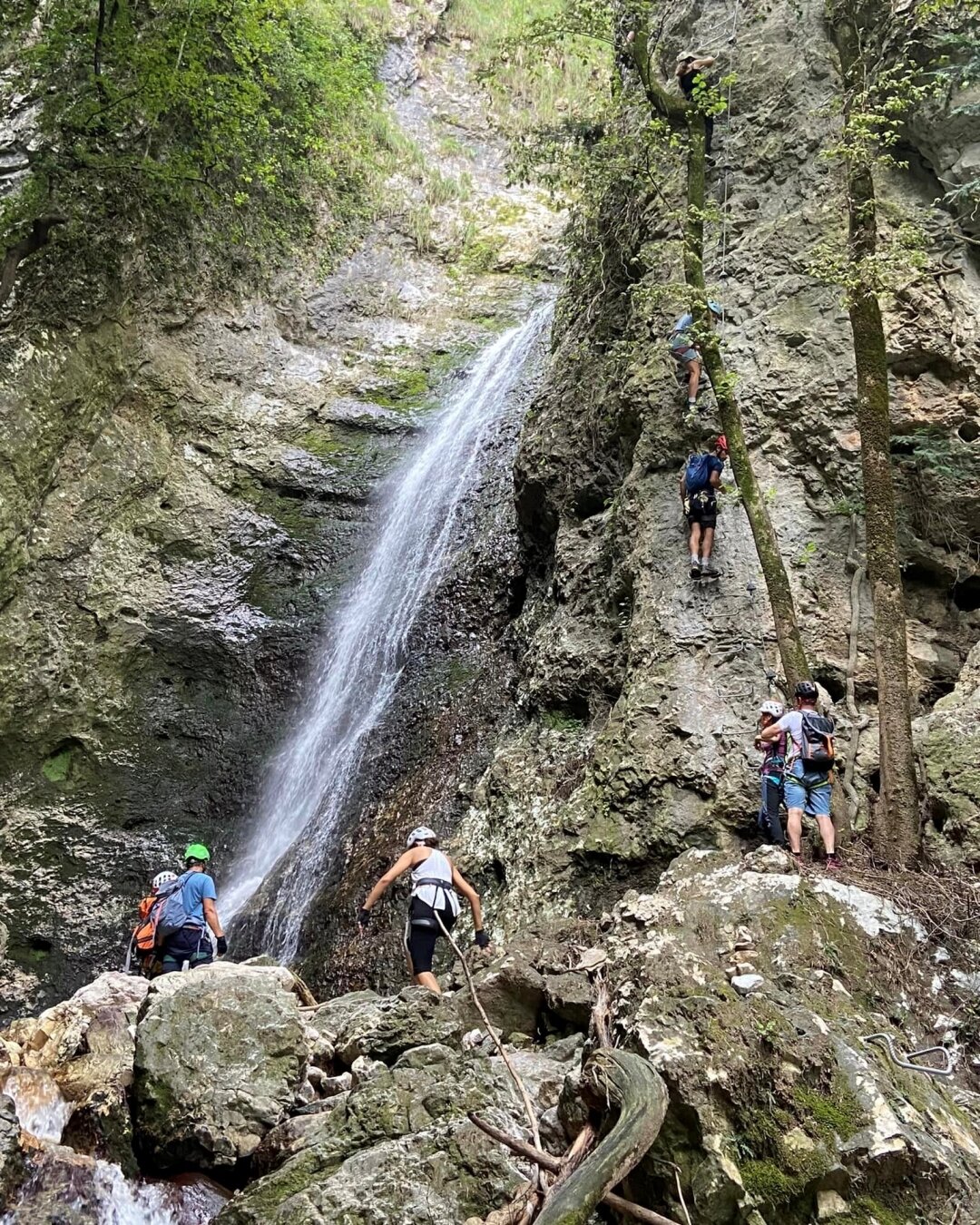 Via Ferrata Val del Rì with Alpine Guide