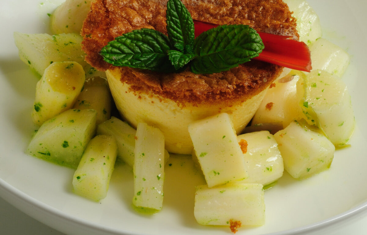 Flan di Trentingrana con asparagi Flan di Trentingrana con asparagi